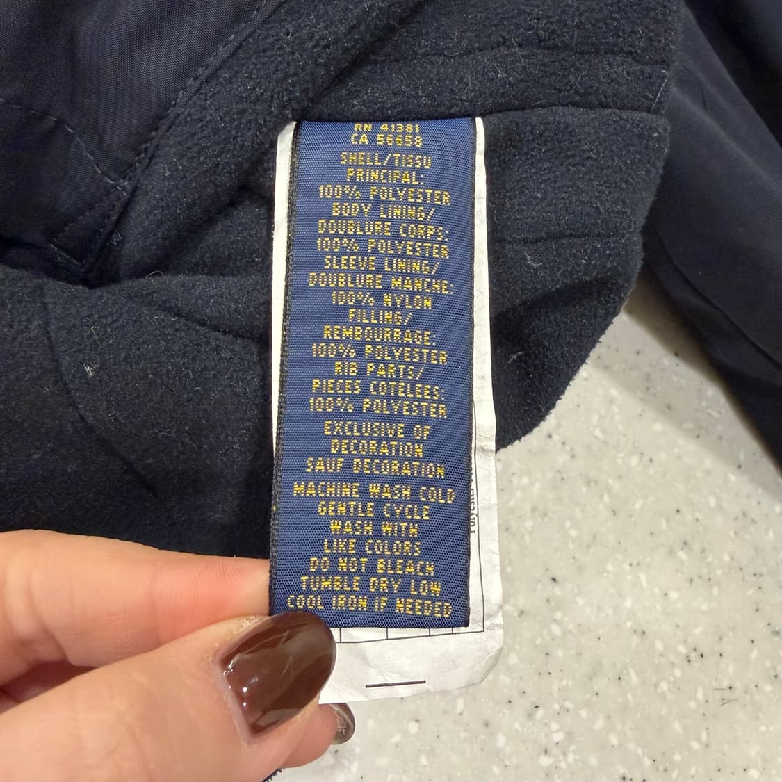 336. 폴로 블루종 네이비 페리자켓  상품이미지4