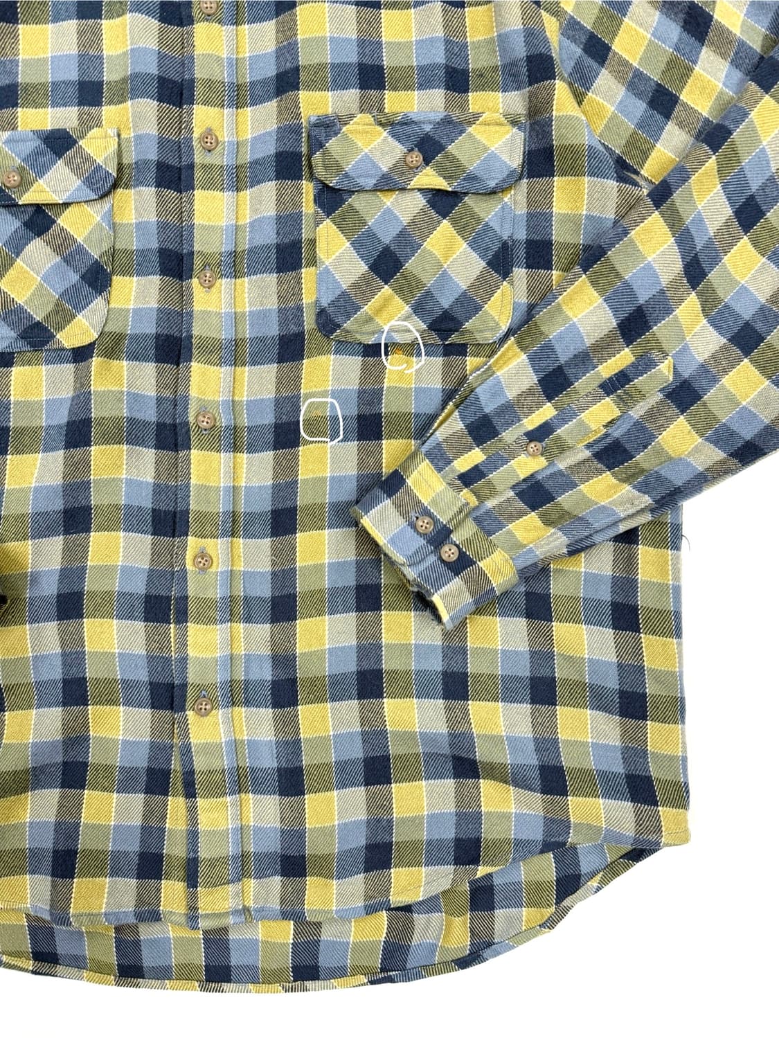 빈티지 유니클로 루즈핏 체크셔츠 상품이미지4