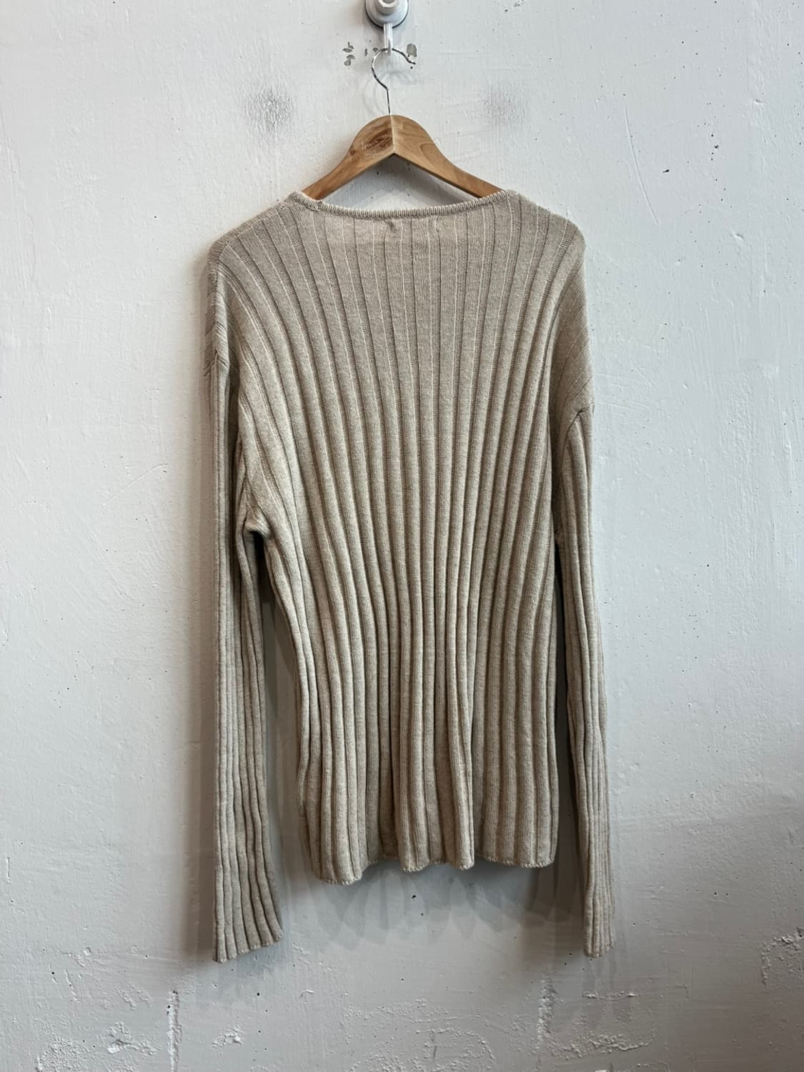 ZARA 자라 립 린넨 루즈핏 롱슬리브 미사용품 XL 상품이미지3