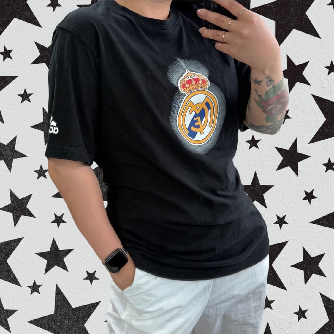 아디다스 X 레알마드리드 지단 반팔 상품이미지1