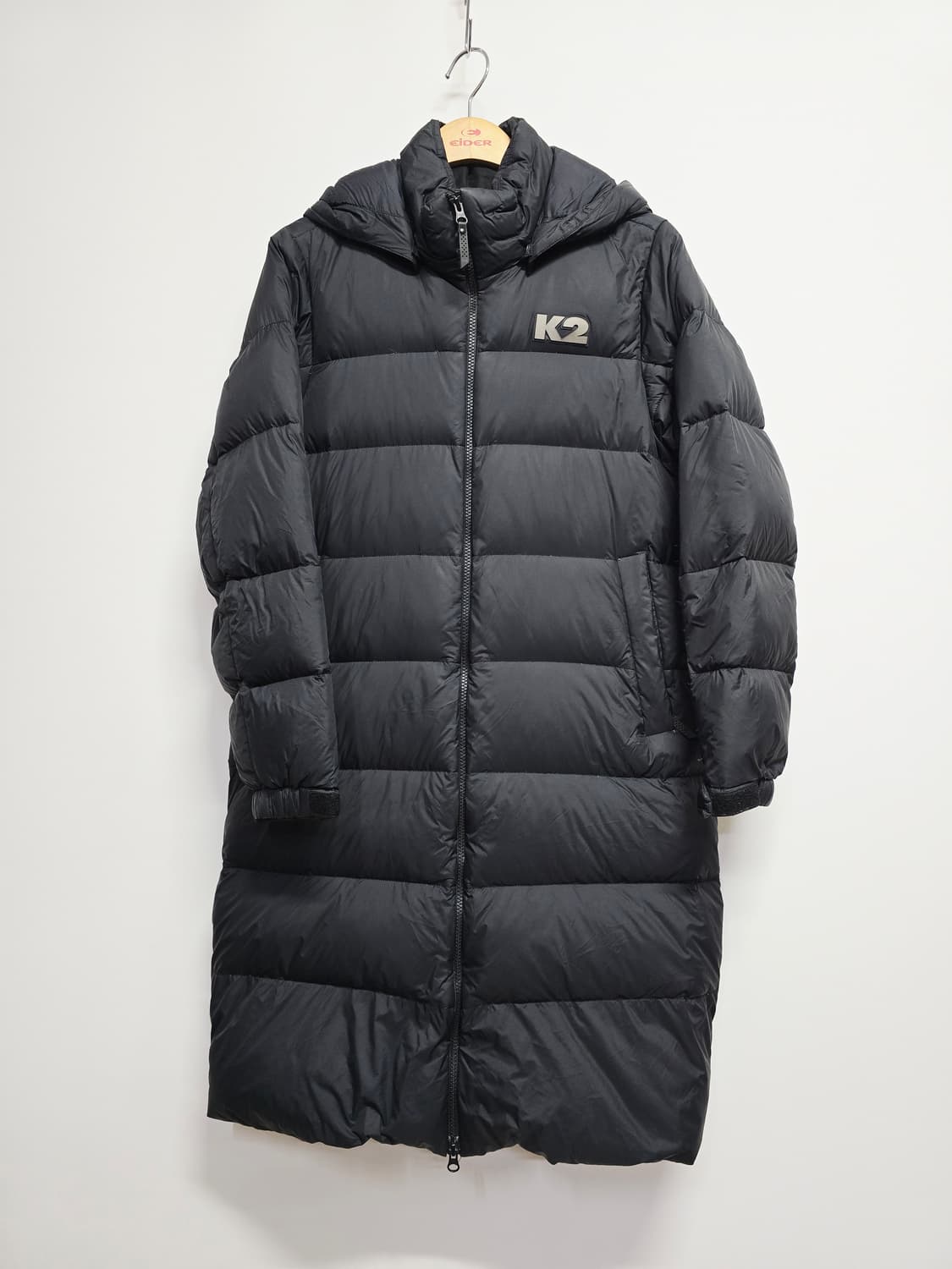 K2 롱 패딩 블랙 여성용 상품이미지1