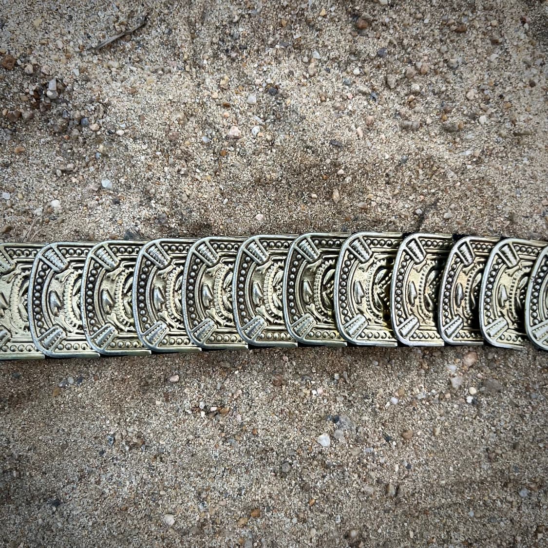 에스닉 메탈 플레이트 벨트 상품이미지4