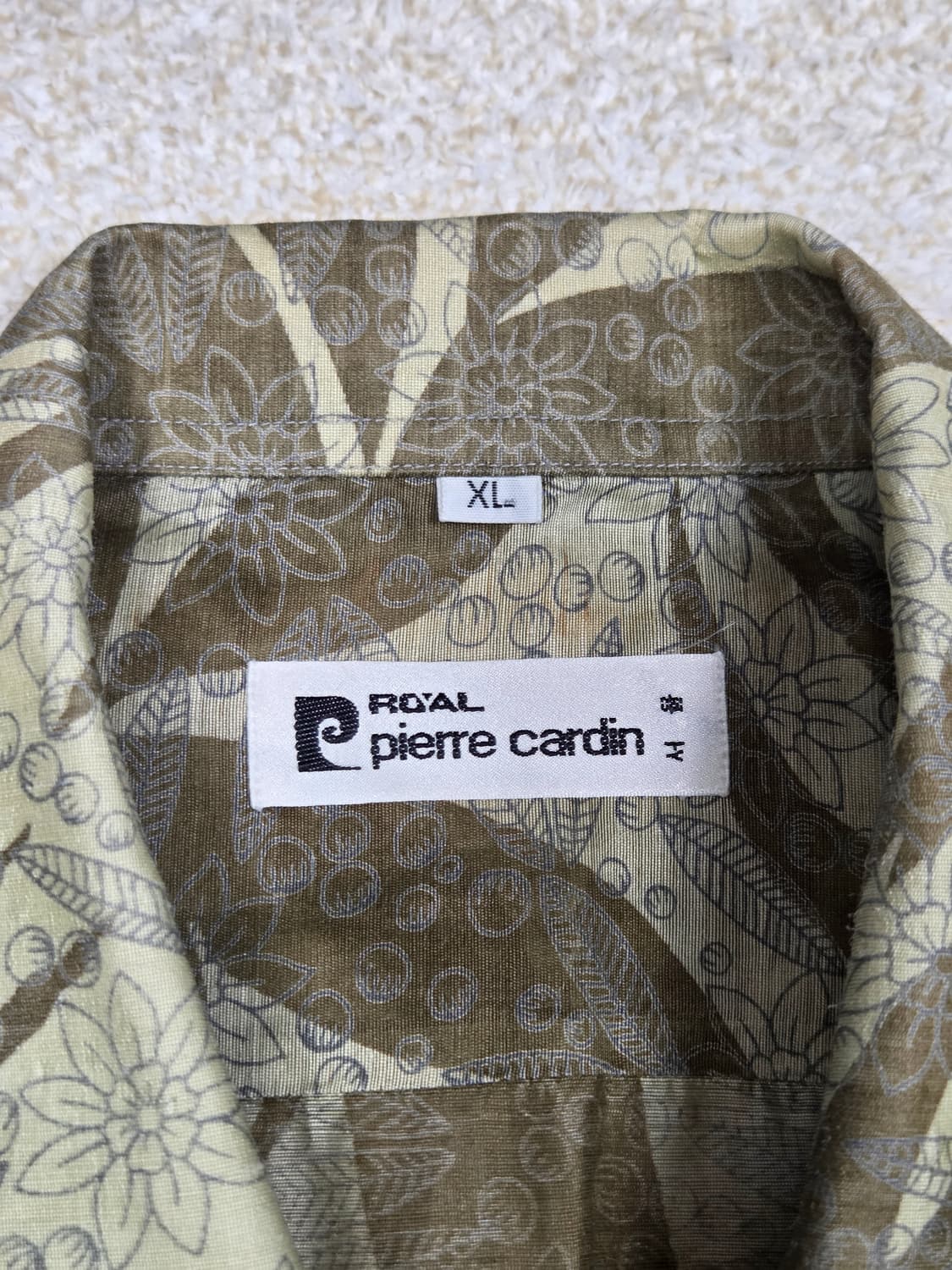 [피에르 가르뎅] 트로피컬 리프 패턴 반팔 셔츠 | S00119 상품이미지3