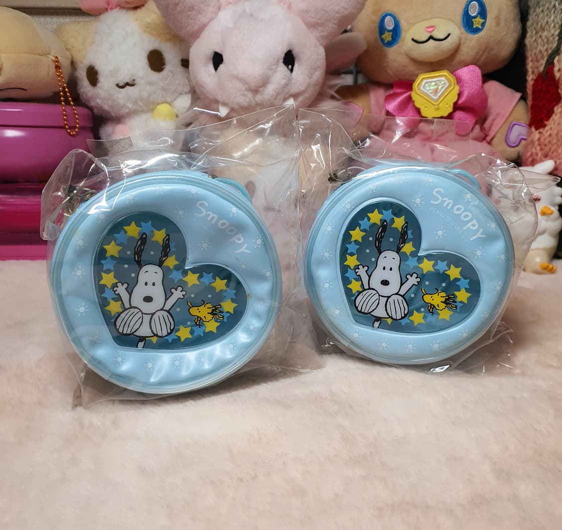 미개봉) 고전 피넛츠 스누피 찰리 브라운 우드스톡 캐릭터 파우치 포켓 상품이미지1