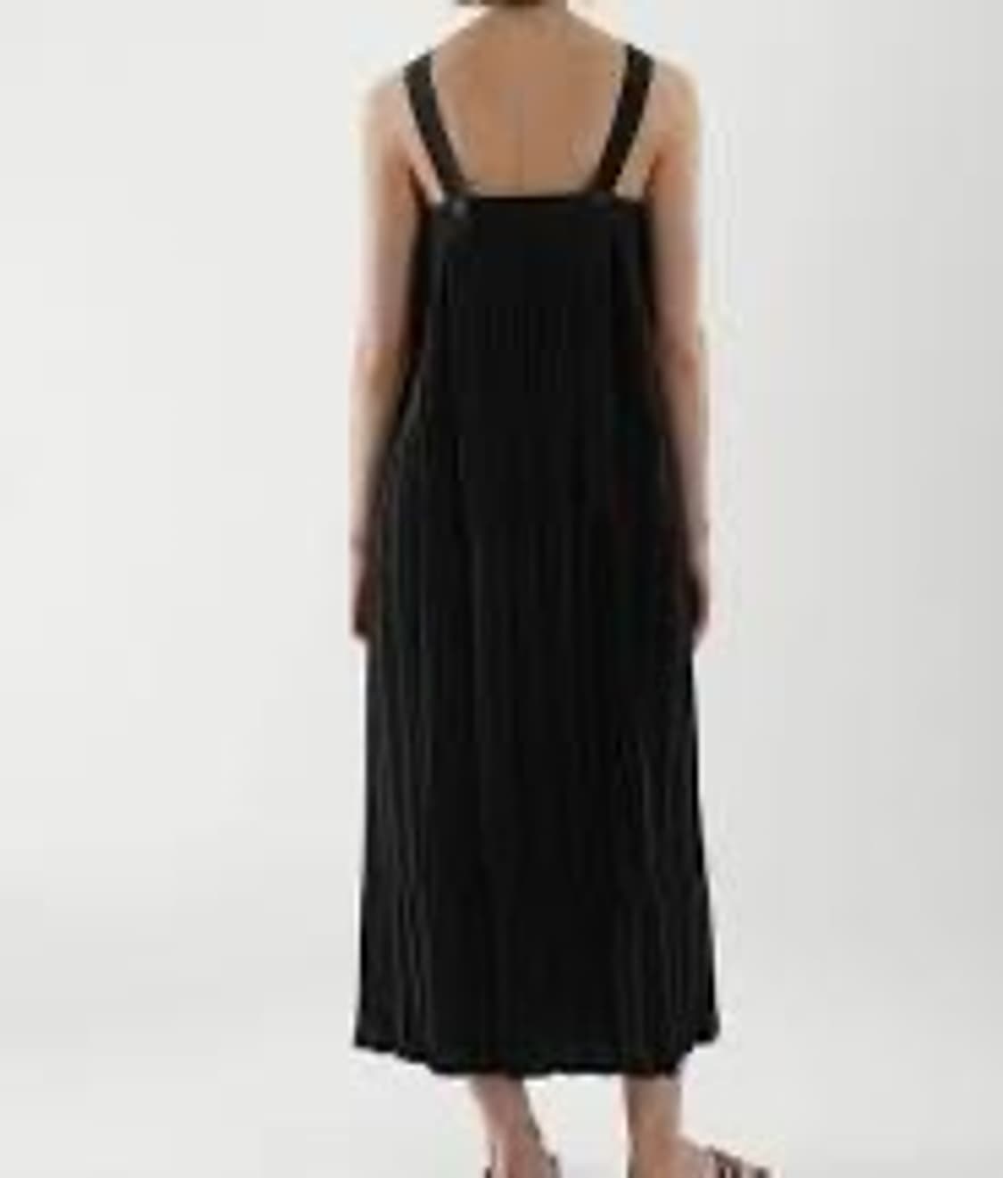 Cos 코스 플리츠 블랙 원피스 상품이미지3