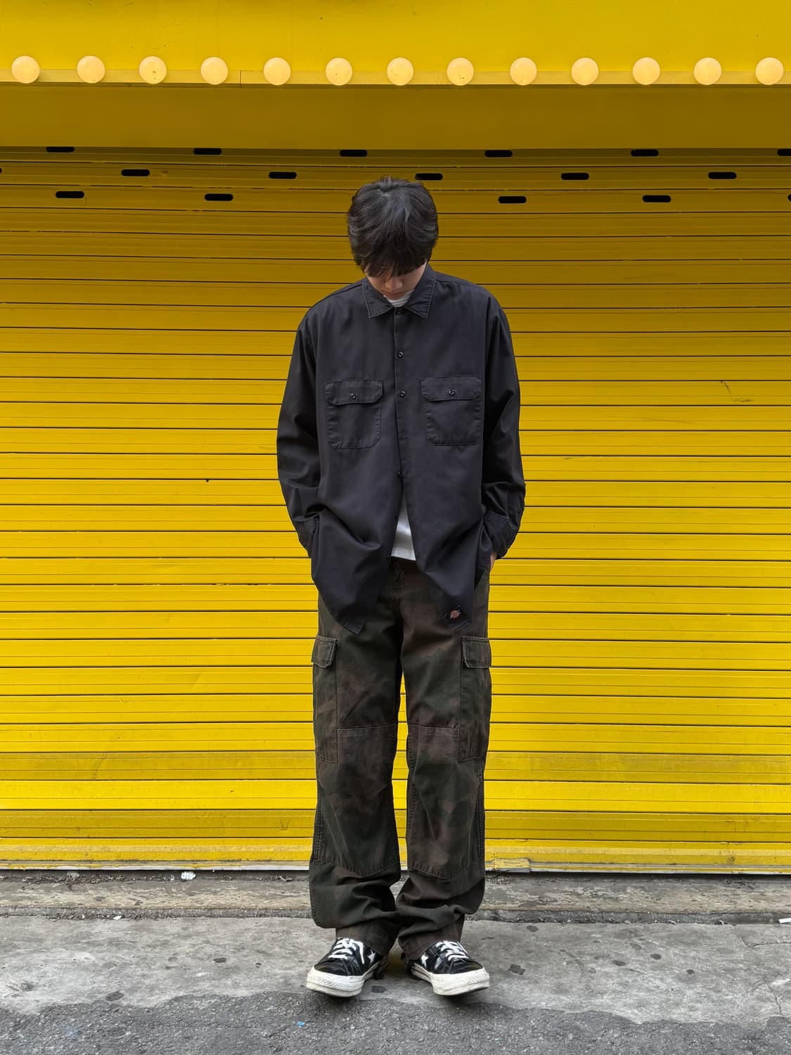 디키즈 574 워크셔츠 블랙 2XL 상품이미지5