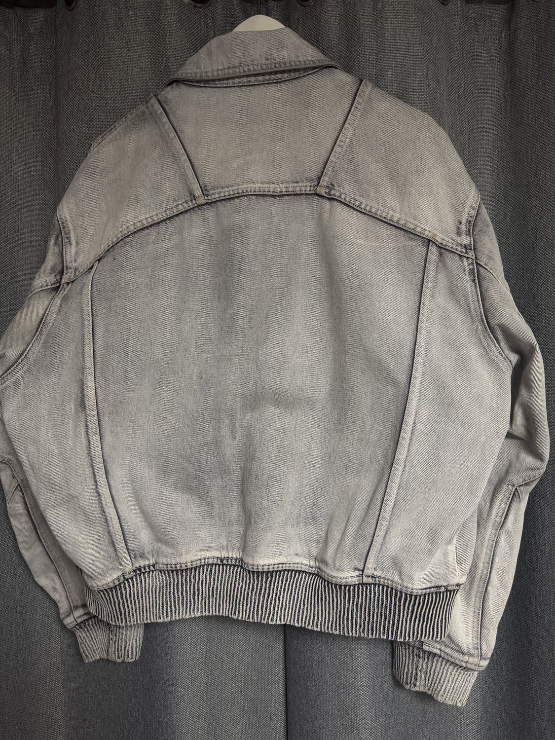 솔리드옴므 23ss 그레이 데님 봄버 자켓 48 상품이미지3