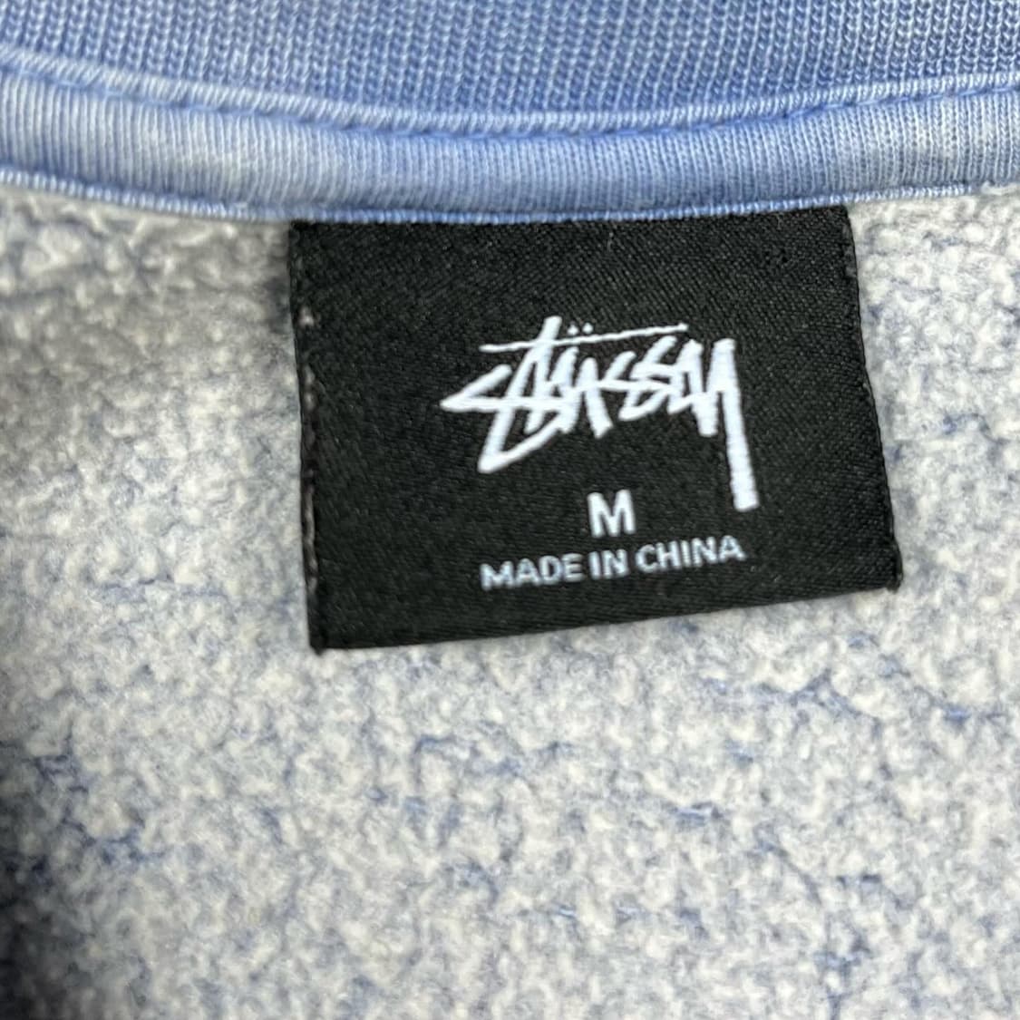스투시 재팬 피그먼트 스카이블루 오사카로고 맨투맨 상품이미지5