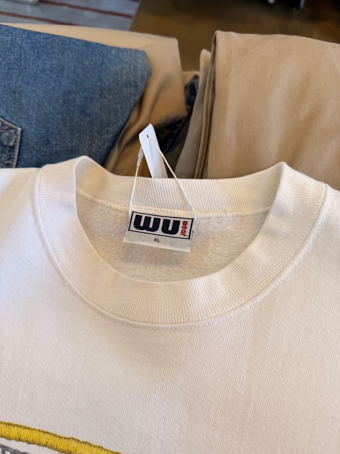  90s wu wear 우웨어 우탱클랜 usa 스웻셔츠 xl 상품이미지3