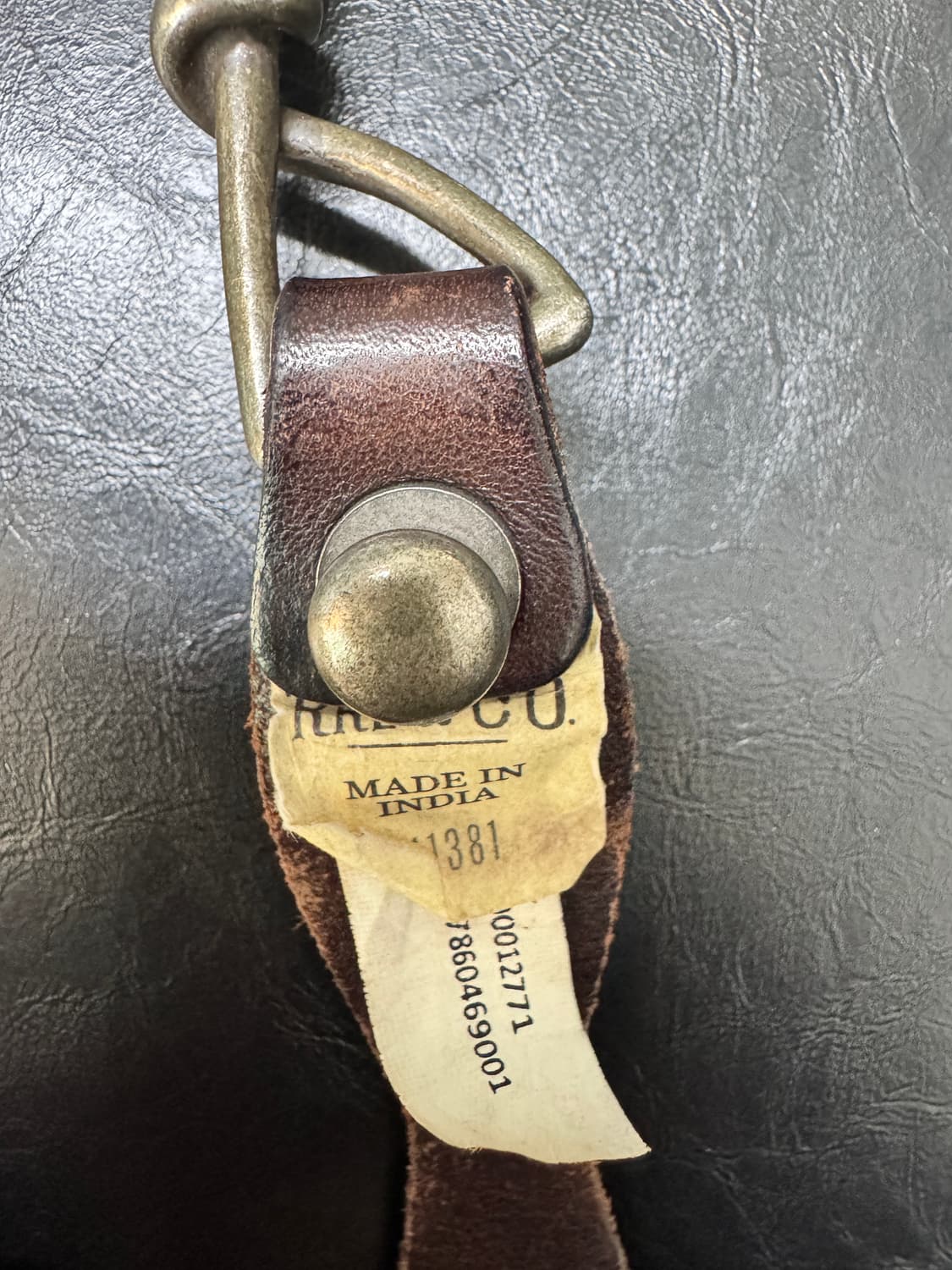 rrl 레더 키포브 가죽 키링 키홀더 상품이미지3