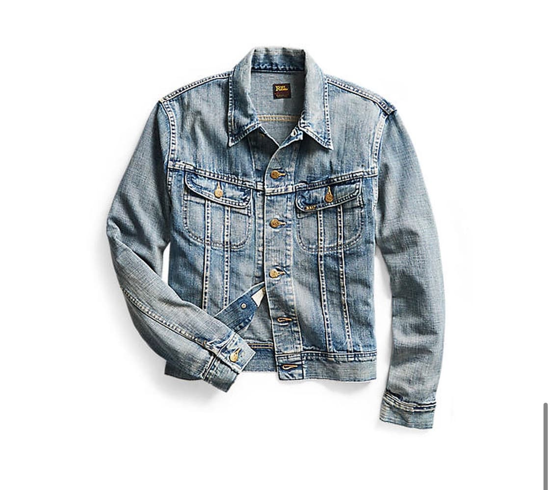 rrl 더블알엘 인디고 데님 재킷 자켓 L 상품이미지3