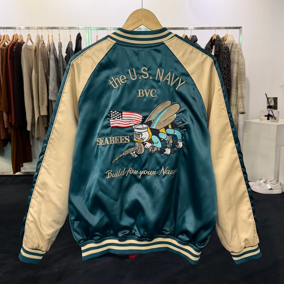 [2XL] 재팬빈티지 리버서블 스카잔 상품이미지2