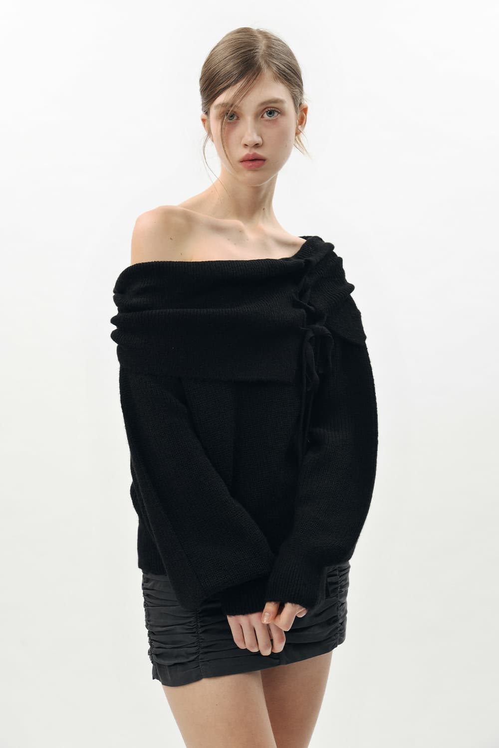 KAREN CORSET KNIT black 상품이미지2