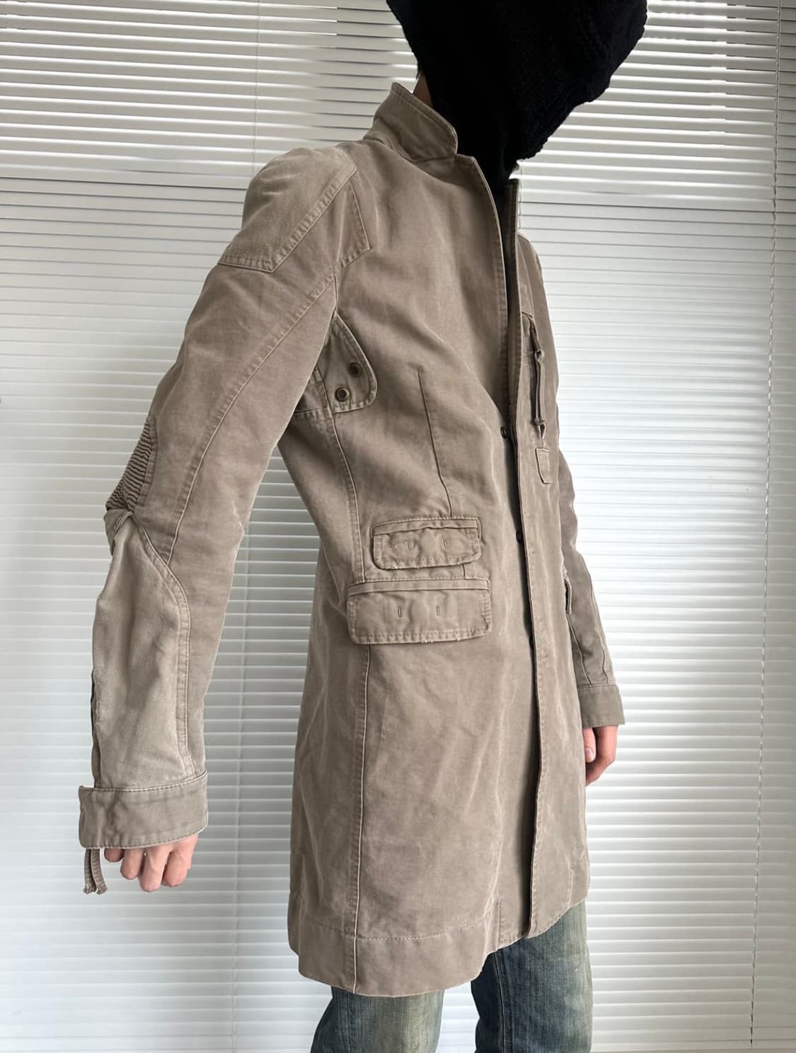 디스퀘어드2 롱 바이커 자켓 상품이미지2