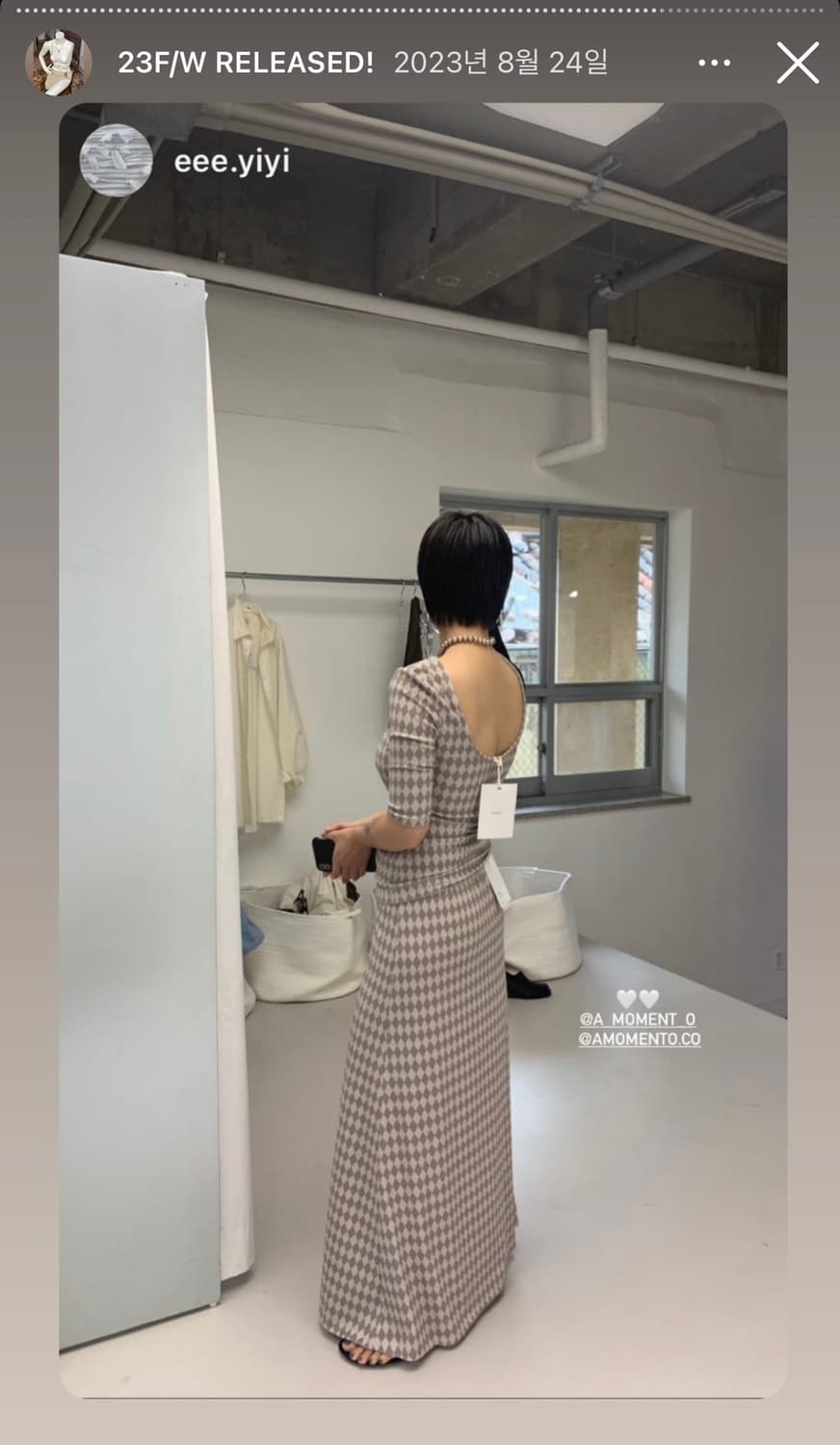 아모멘토 23fw 스커트 상품이미지4