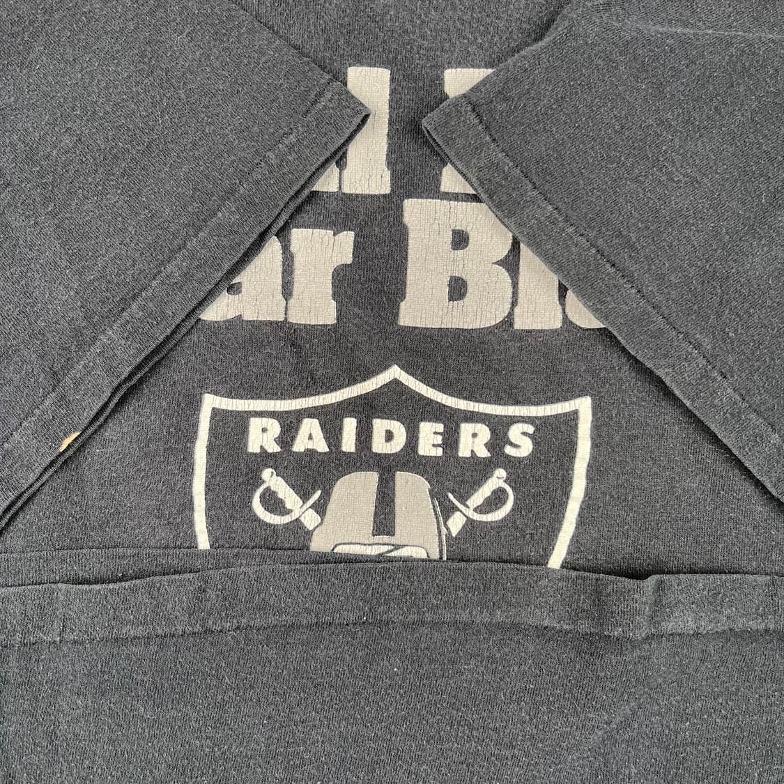 빈티지 살렘 리얼 맨 웨어 블랙 레이더스 반팔 상품이미지6