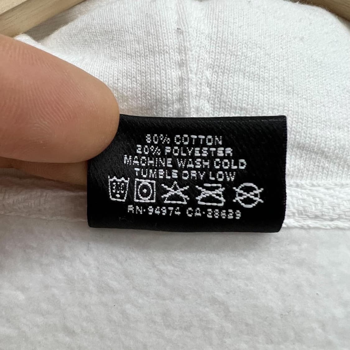 스투시 21FW 랜섬 화이트 스웻후디 상품이미지8