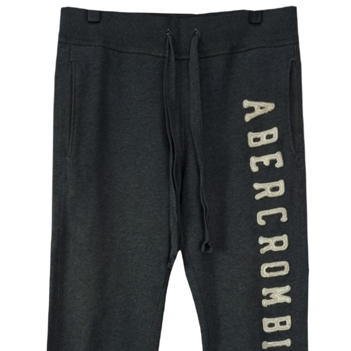 [아베크롬비] Y2K 빅로고 패치 스웻 팬츠 챠콜 M19221 상품이미지4