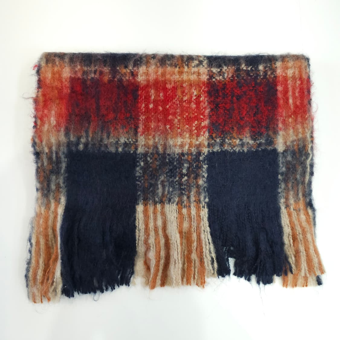 모헤어 체크 머플러 남녀공용  상품이미지7