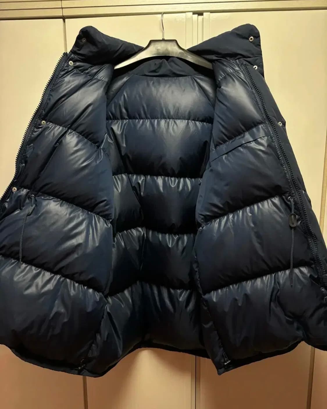 프레쉬서비스 롱후디드다운코트 네이비 상품이미지2