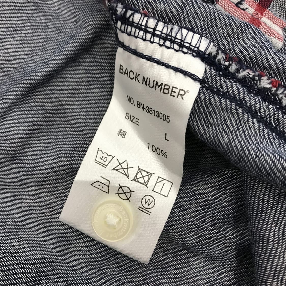 BACK NUMBER JPN 웨스턴 체크셔츠 스냅 [L] 상품이미지5