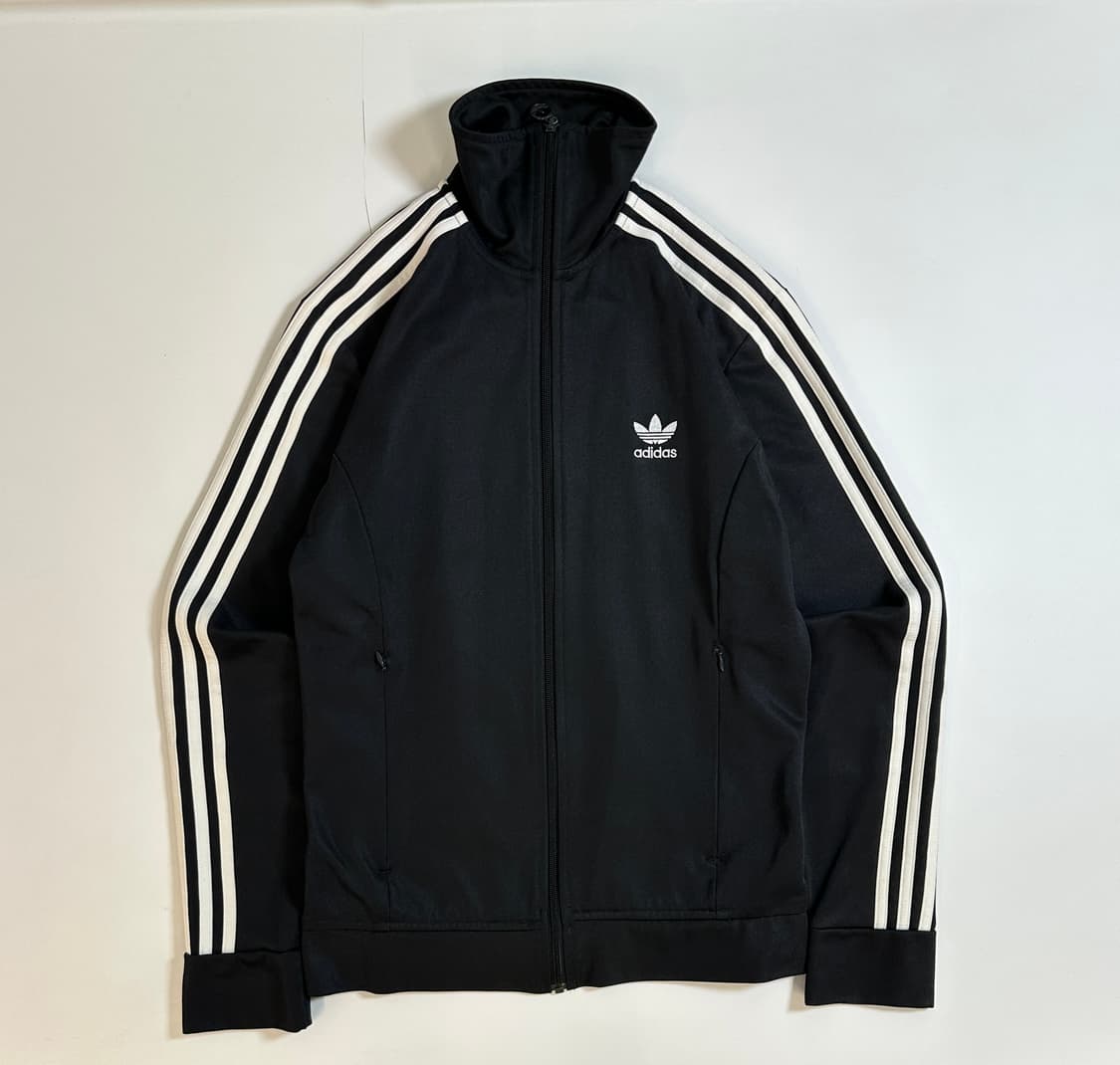 아디다스 adidas 하이넥 블랙 져지 트랙탑 L  상품이미지2