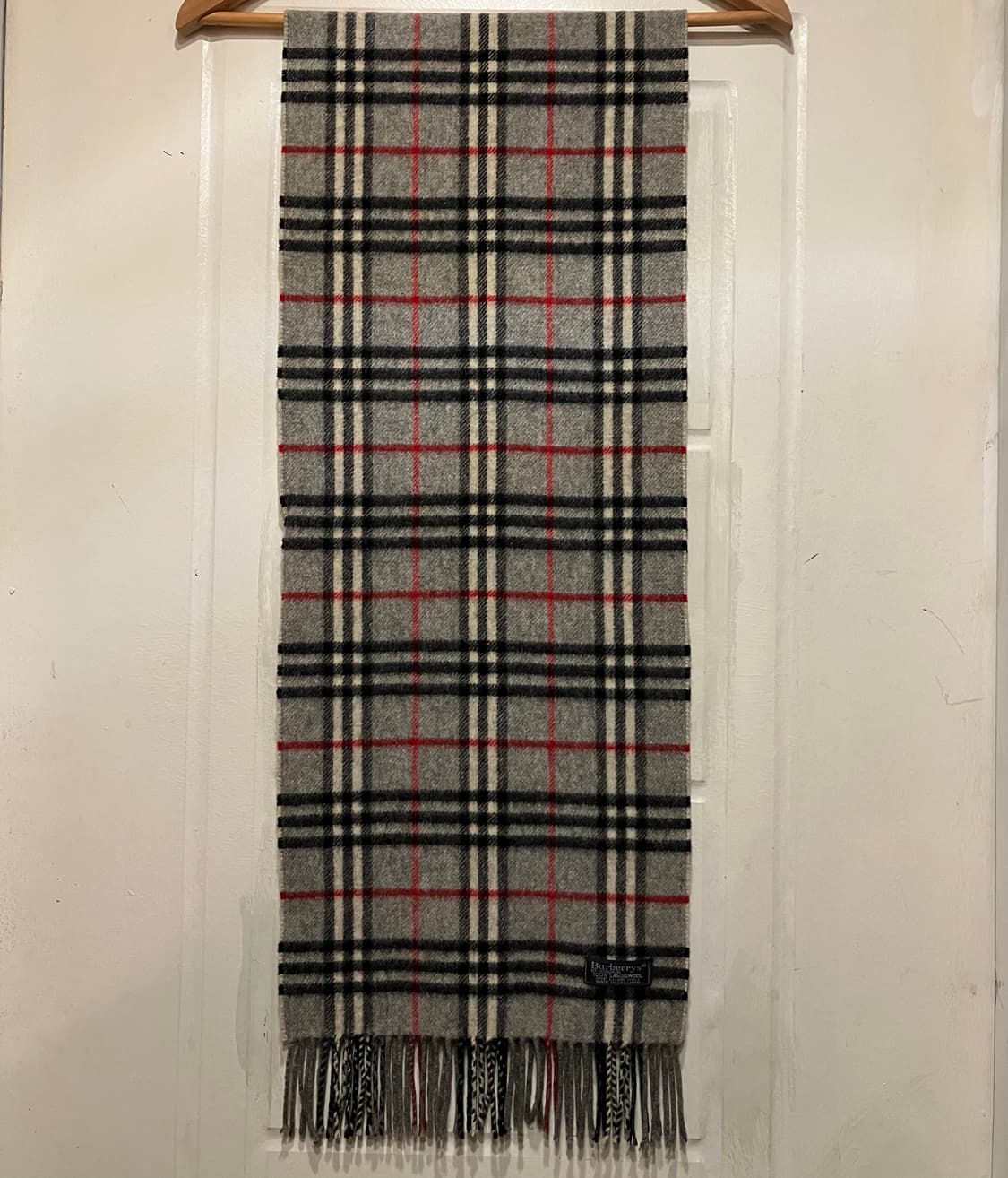 [정품] 버버리 그레이 노바체크 램스울 머플러 (burberry) 상품이미지3