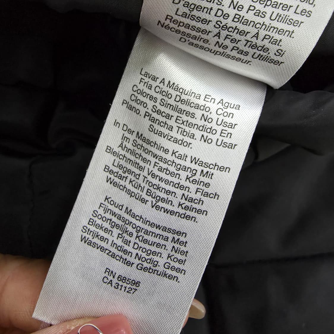 [XS] DKNY 여성 퀄팅 집업 롱자켓 1223J2 상품이미지5