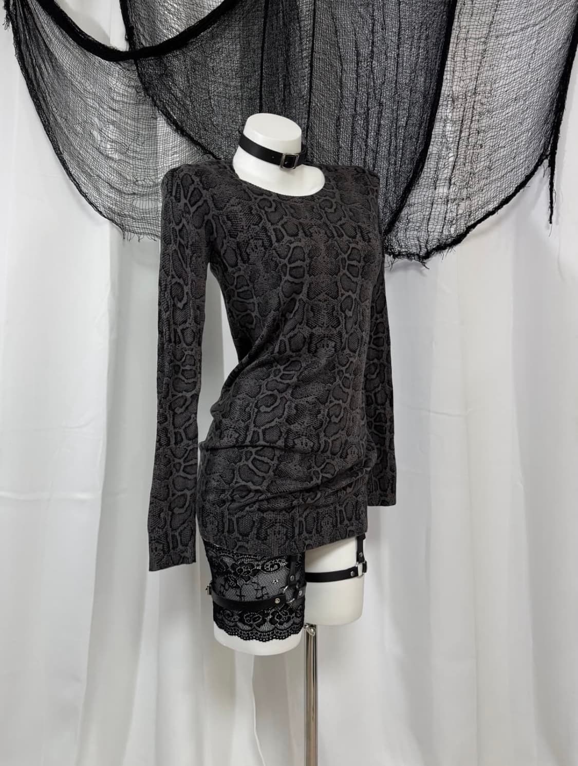 Snake knit 파이톤 니트 상품이미지2