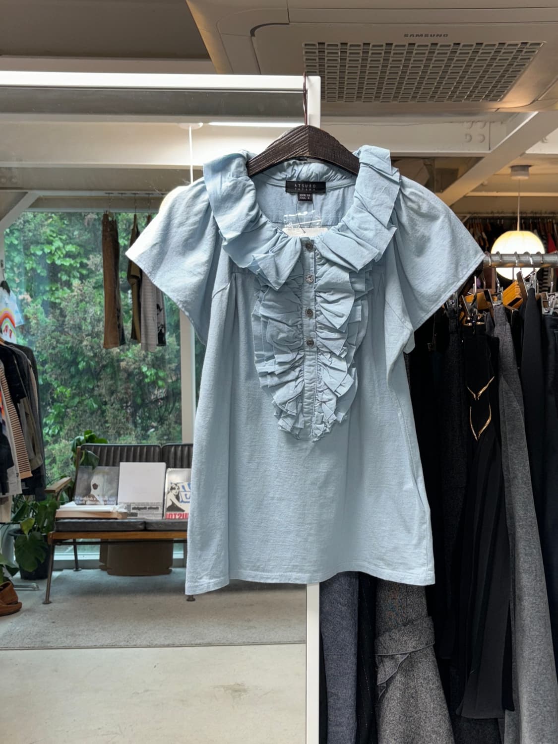 아츠로 타야마 프릴 레이어드 탑 상품이미지1