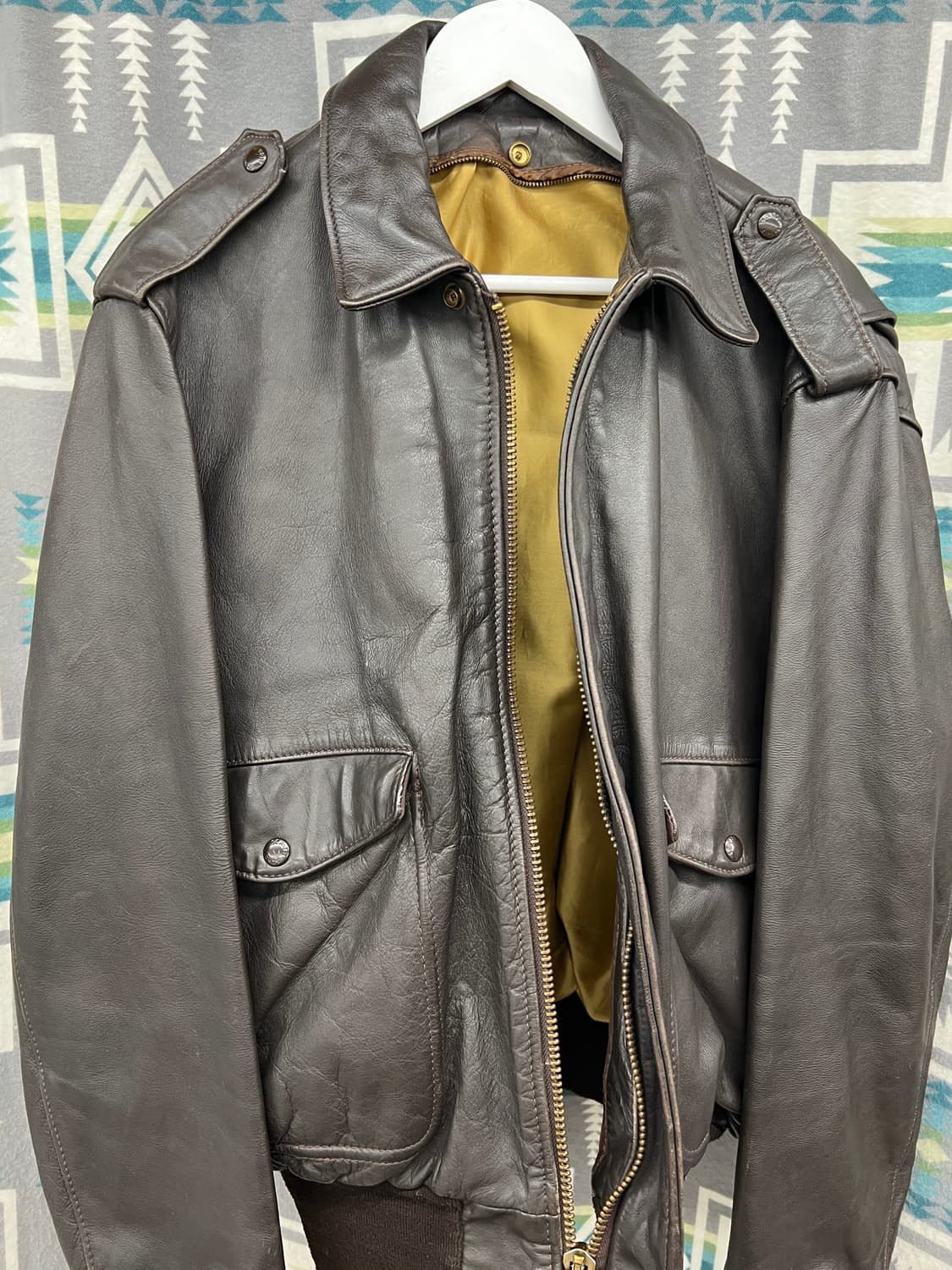 쇼트 가죽 자켓 상품이미지5