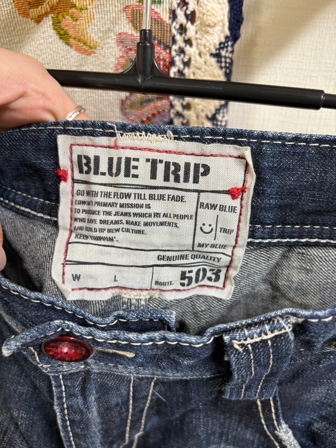 Edwin 워싱 데님 팬츠 상품이미지6