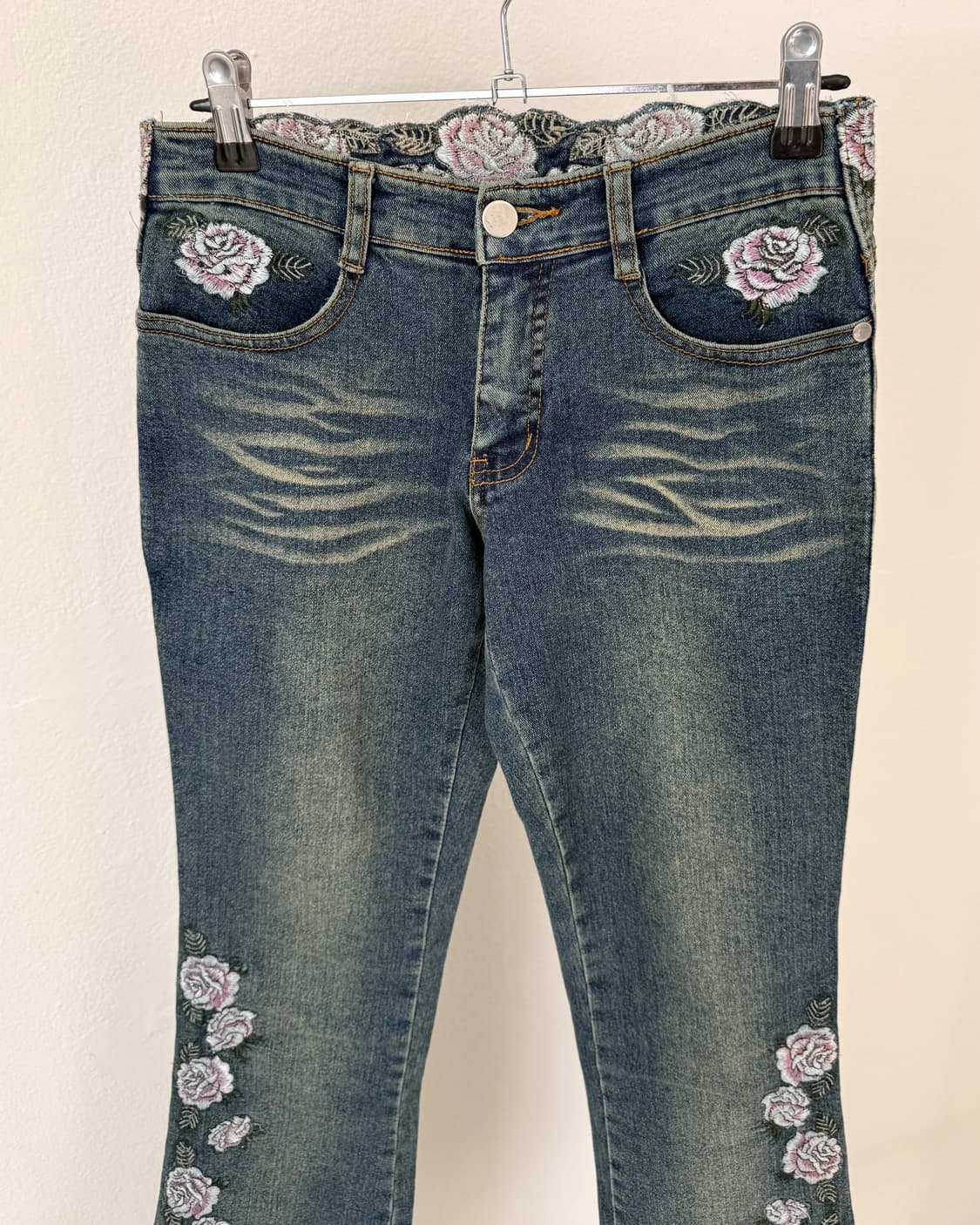 빈티지 자수 팬츠 상품이미지2