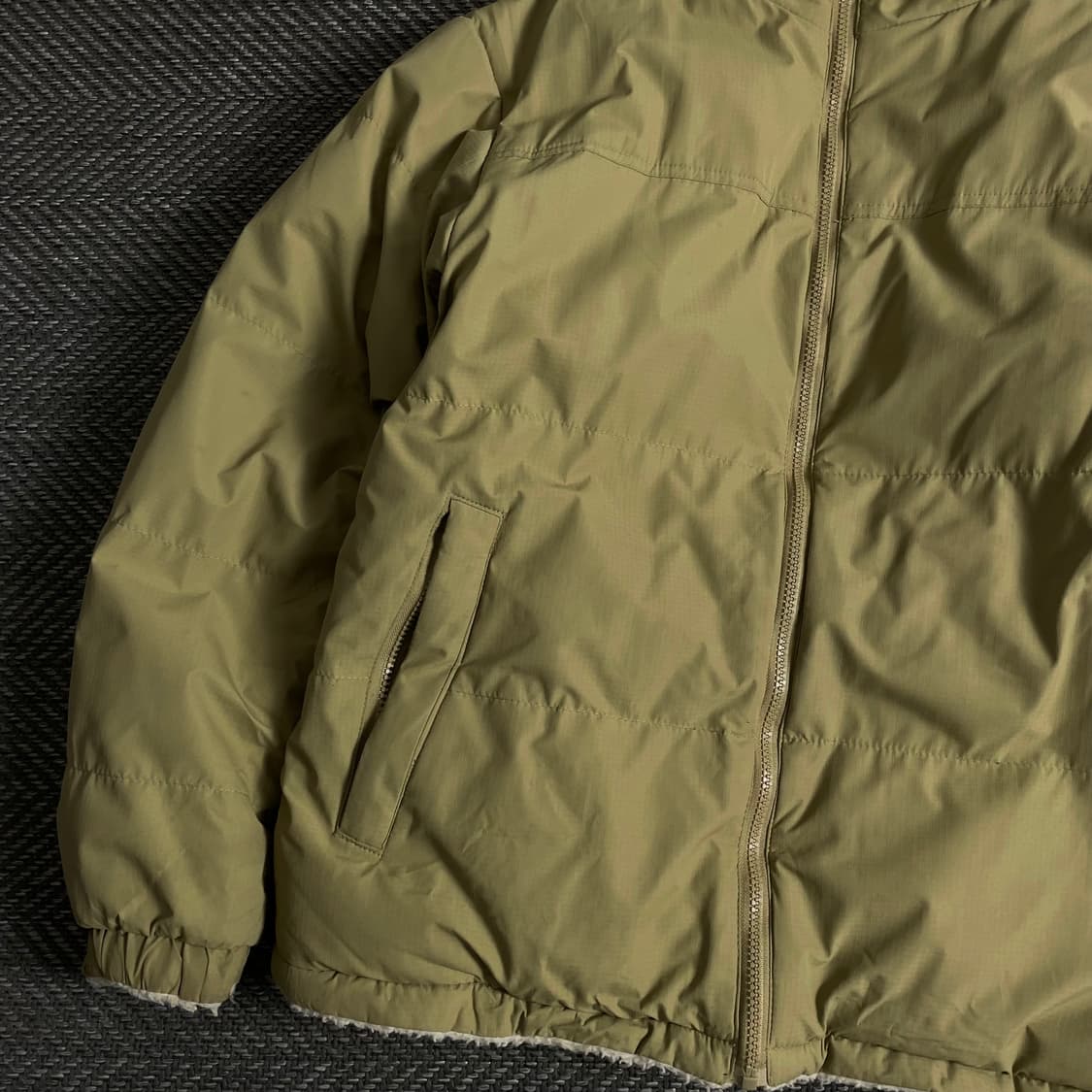 빈티지 리버시블 양털 플리스 오버핏 점퍼 자켓y 3677 상품이미지4