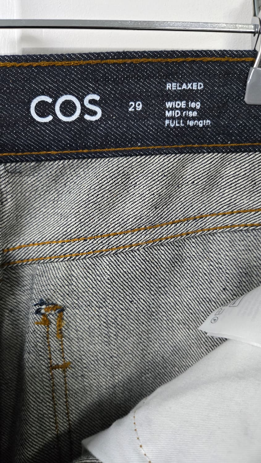 COS 코스 릴렉스드 와이드레그 데님팬츠 상품이미지4