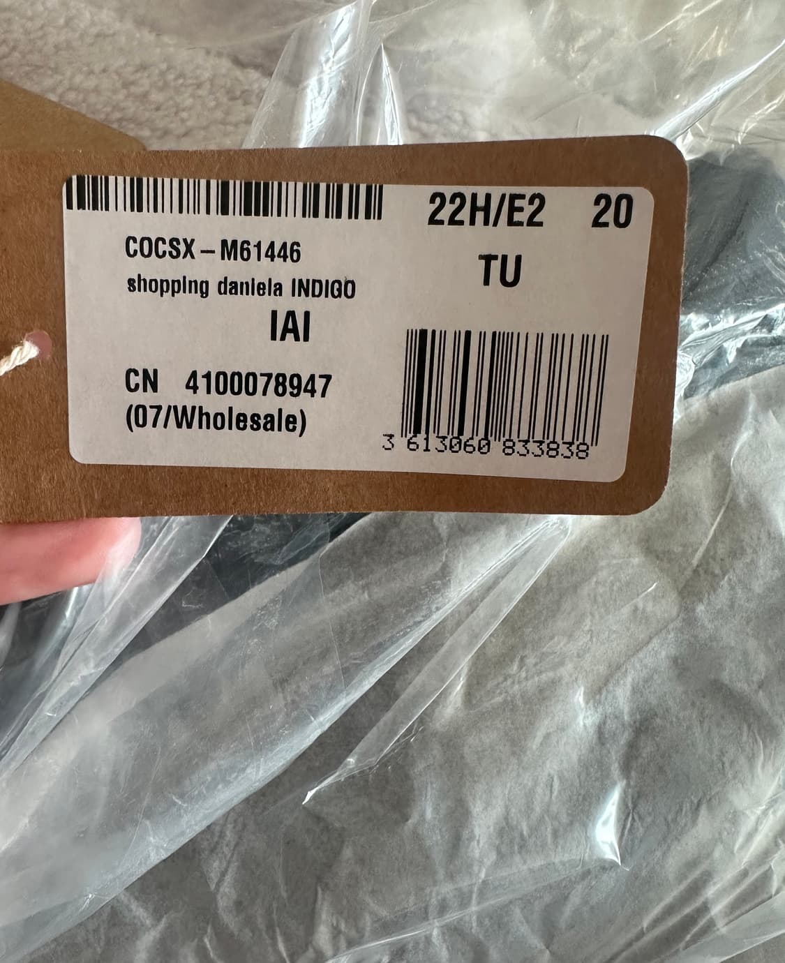 A.P.C. 아페쎄 데님 토트백 미개봉 새상품 상품이미지5