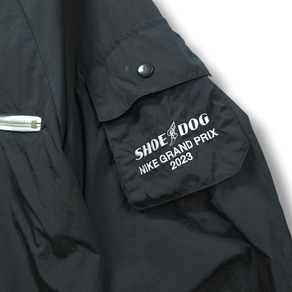 [M] 나이키 블랙 NSW 라이트웨이트 슈독 그랑프리 후드 바람막이 상품이미지6