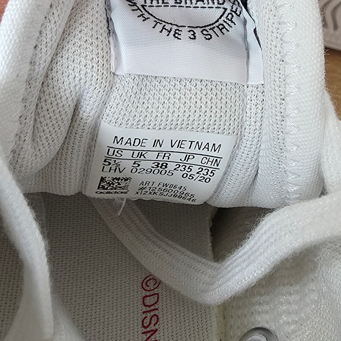 (235mm)아디다스 니짜 디즈니 콜라보 스니커즈 운동화 상품이미지6