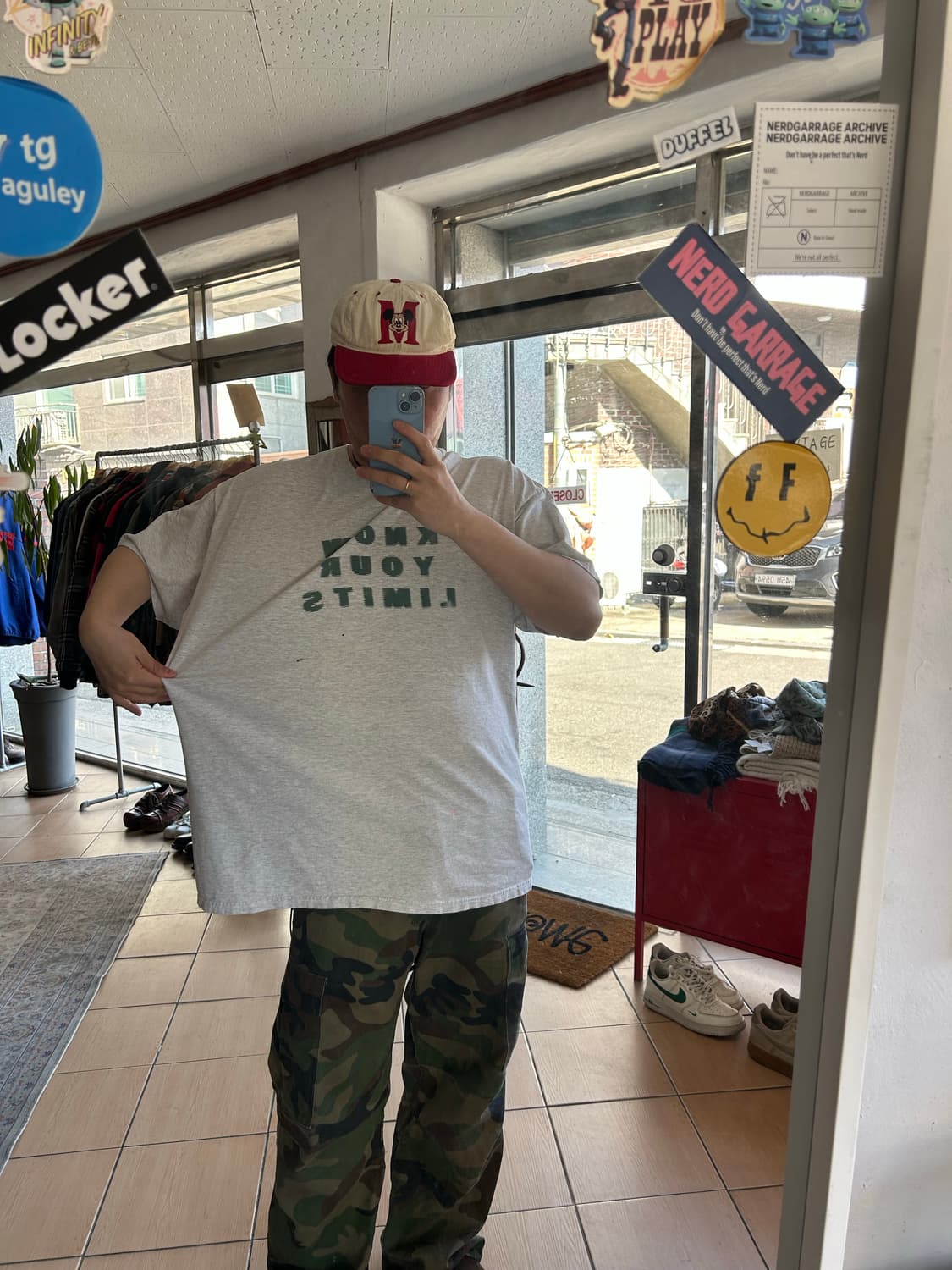 90‘s 나이키 know your limits 티셔츠 상품이미지7