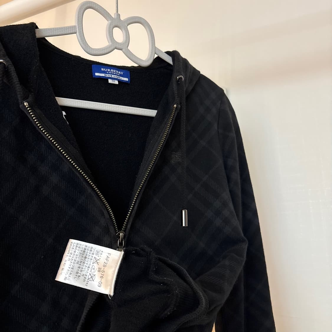 버버리 블루라벨 노바체크 후드집업 상품이미지4