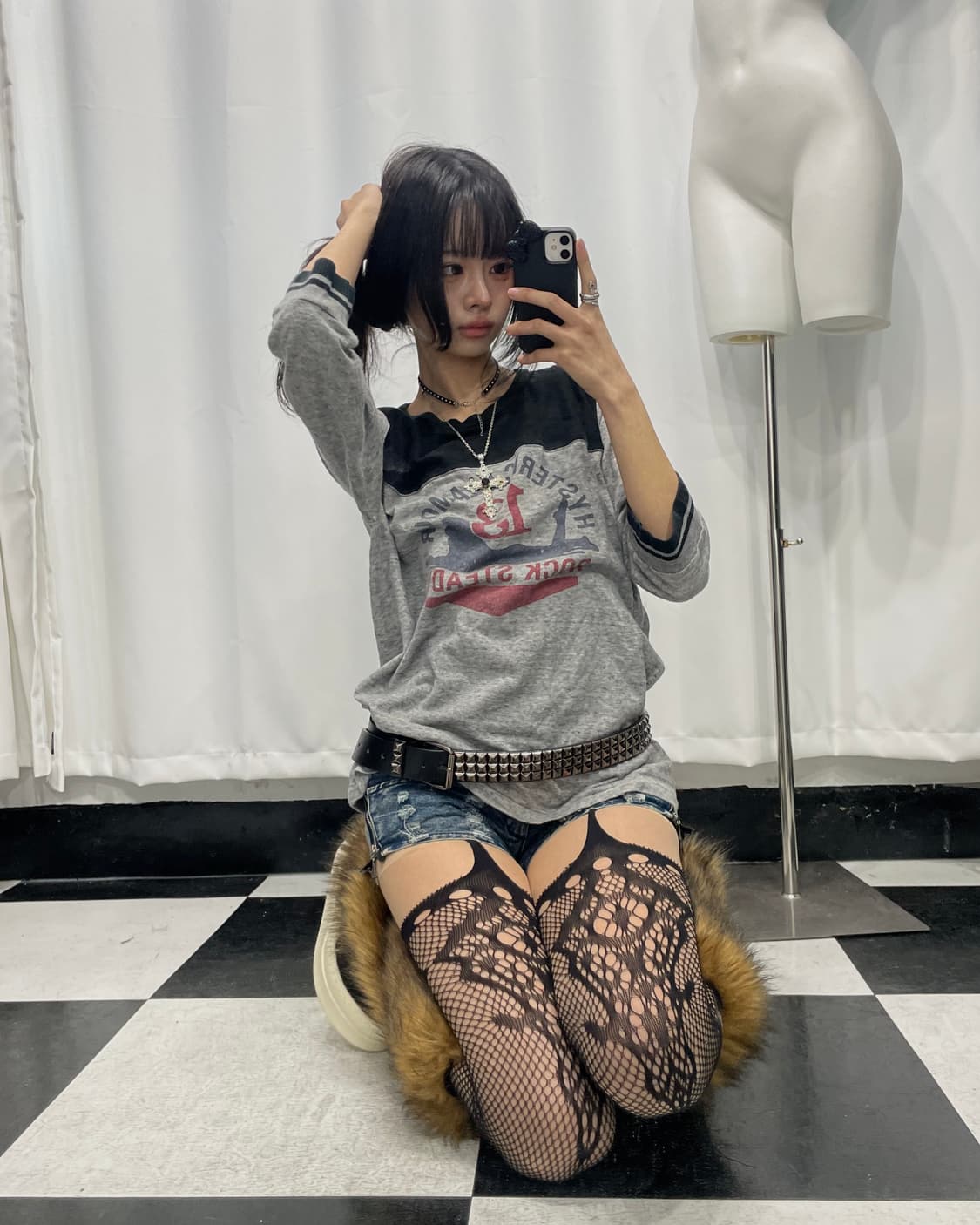 🎸Hysteric Glamour 그레이 롱슬리브🎸 상품이미지2