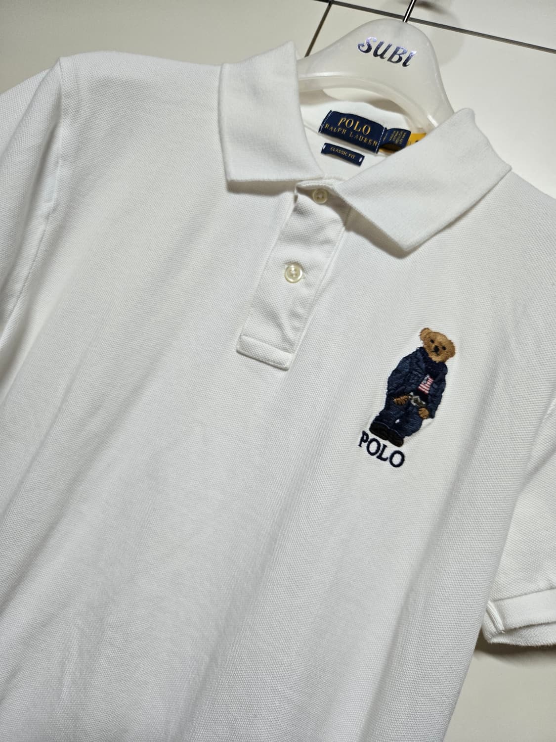 폴로 랄프로렌 신형 큐알택 여성 빅폴로베어 PK 카라반팔티 상품이미지2