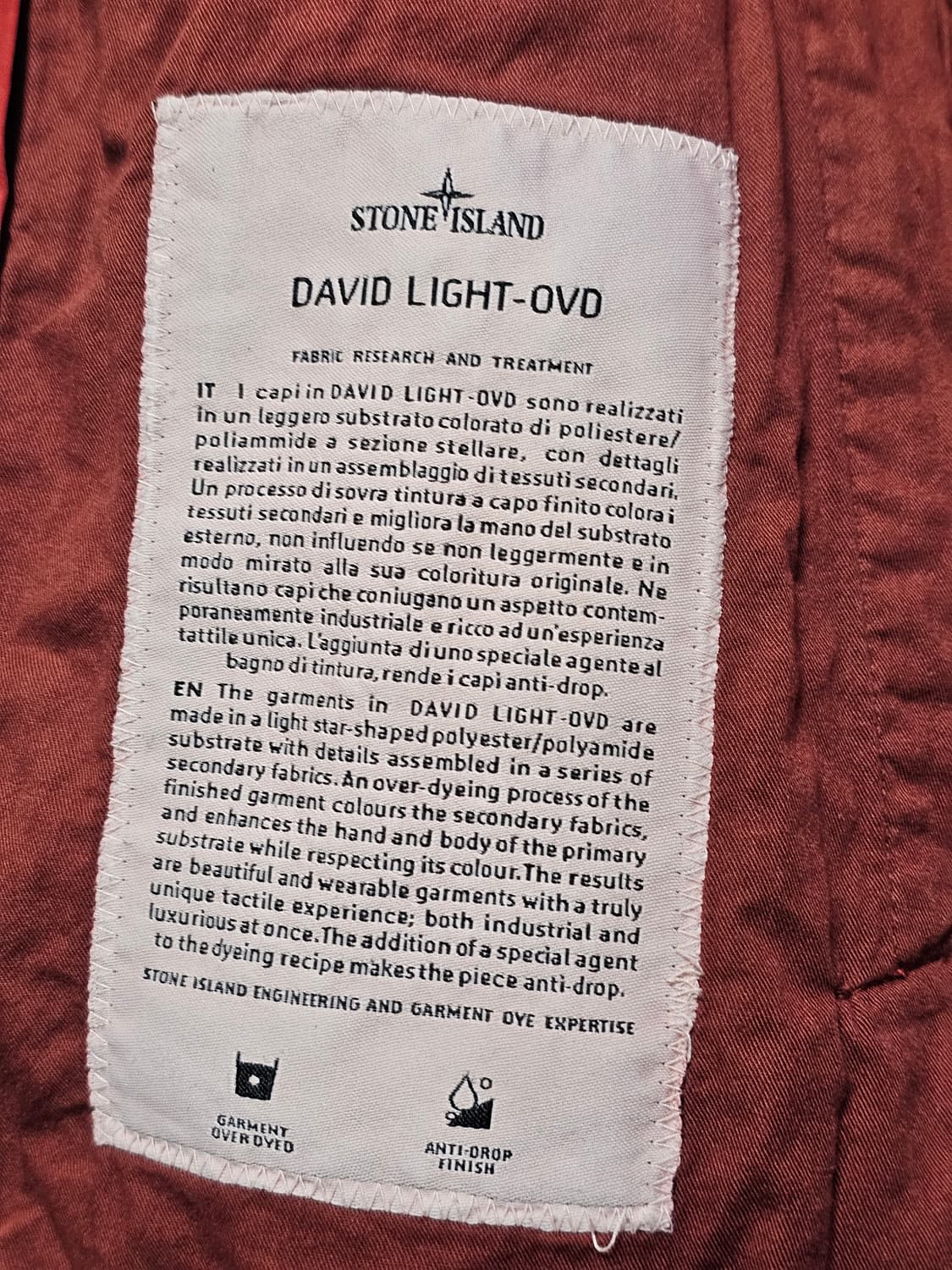 스톤아일랜드 다비드 LIGHT-OVD 자켓 상품이미지6