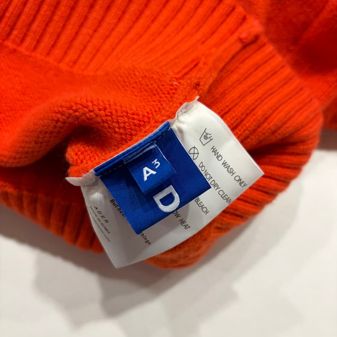[A3] 아더에러 ADER 오렌지색 니트 B301 상품이미지7