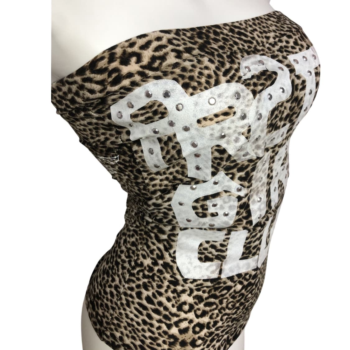 pretty girl club leopard tank top 상품이미지2
