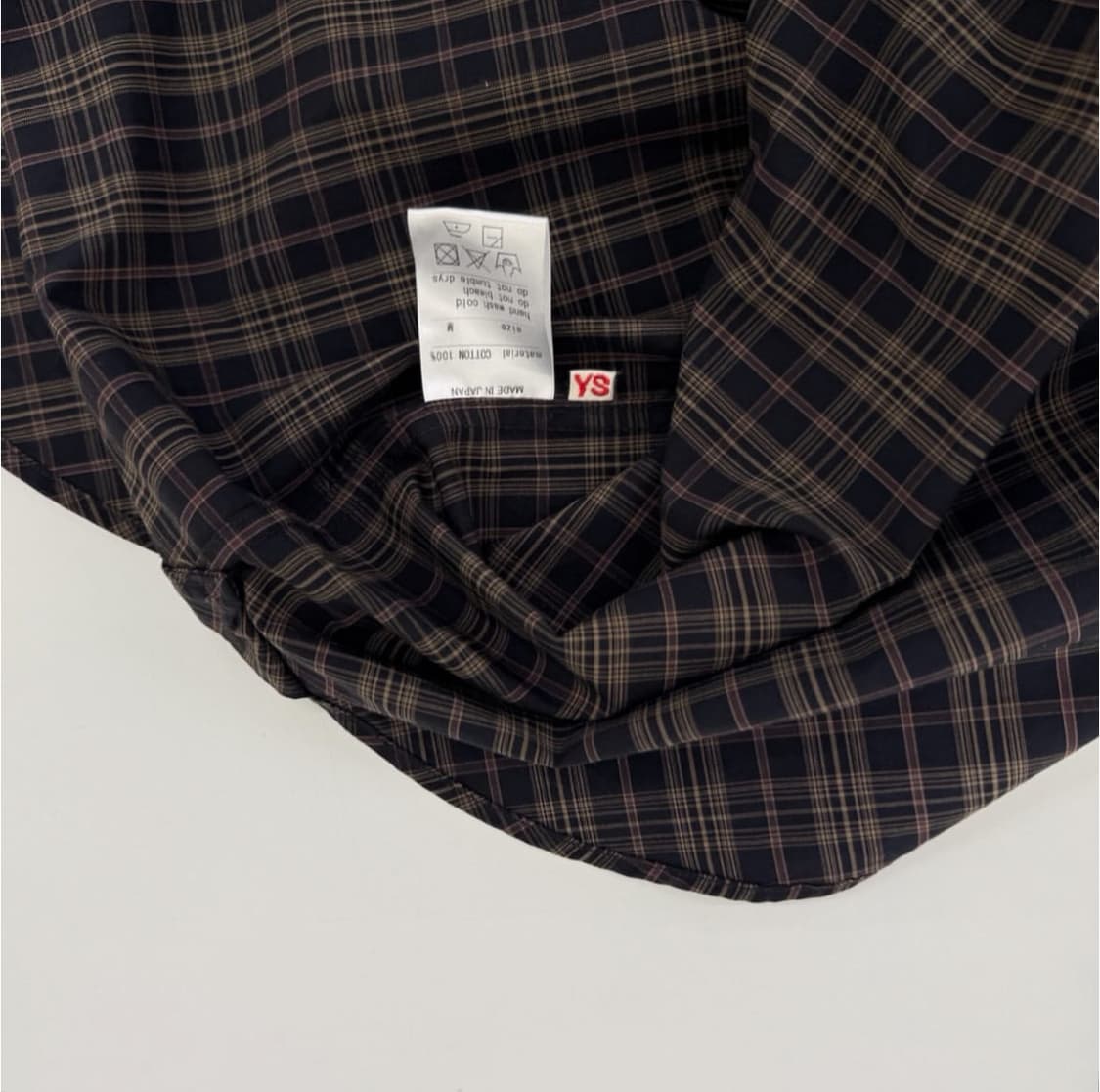 요코 사카모토 오버사이즈 체크 셔츠 상품이미지3