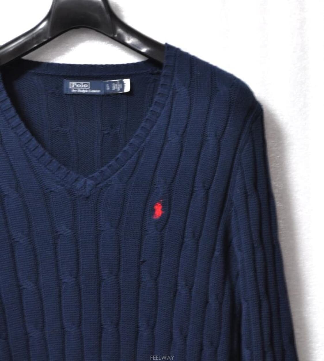 폴로/여성꽈베기브이넥니트티(사이즈66반) 상품이미지5