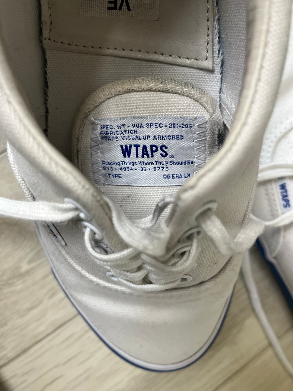 반스볼트X더블탭스 Vans Vault x WTAPS OG Era LX 상품이미지8