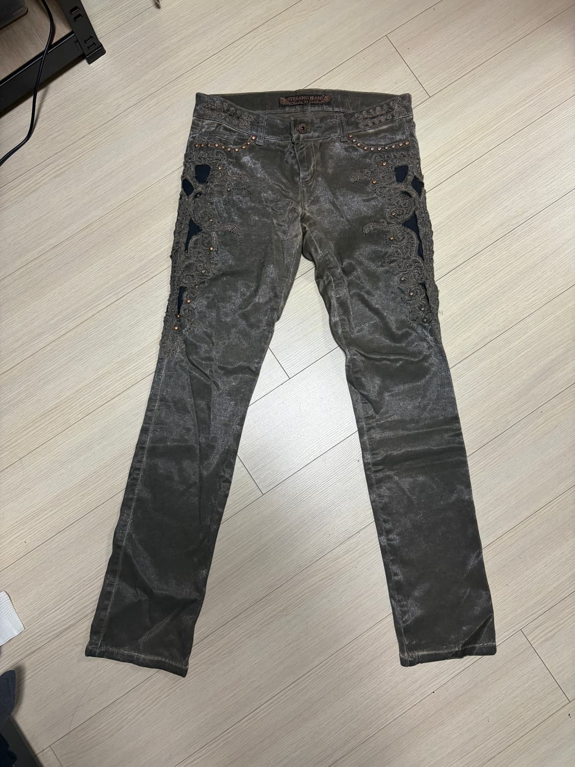 스테파노 진 스키니 코팅진 상품이미지1