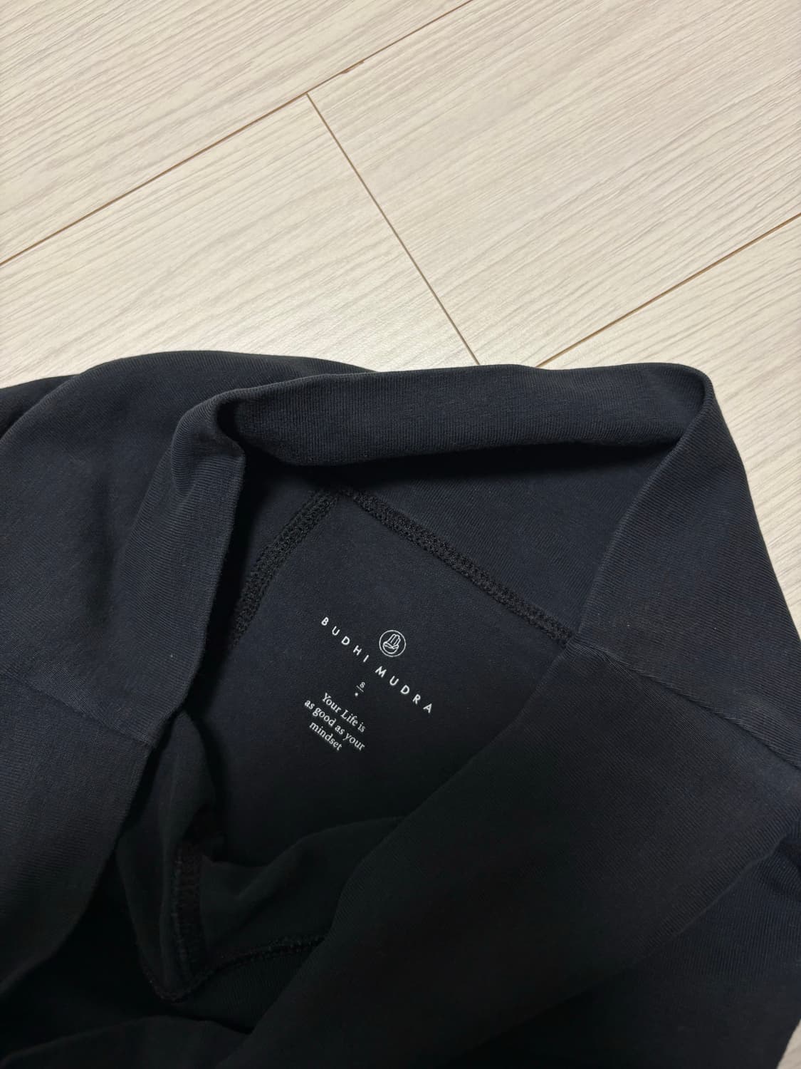 부디무드라 arrugas 레깅스 팬츠 블랙 S사이즈 상품이미지3